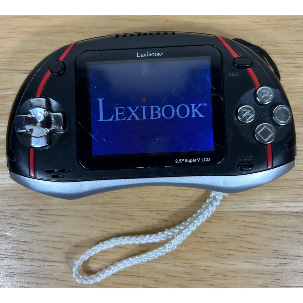 Lexibook Zeus IG900US Handheld Gaming Console Black Retro Portable 2.5 LCD WORKS